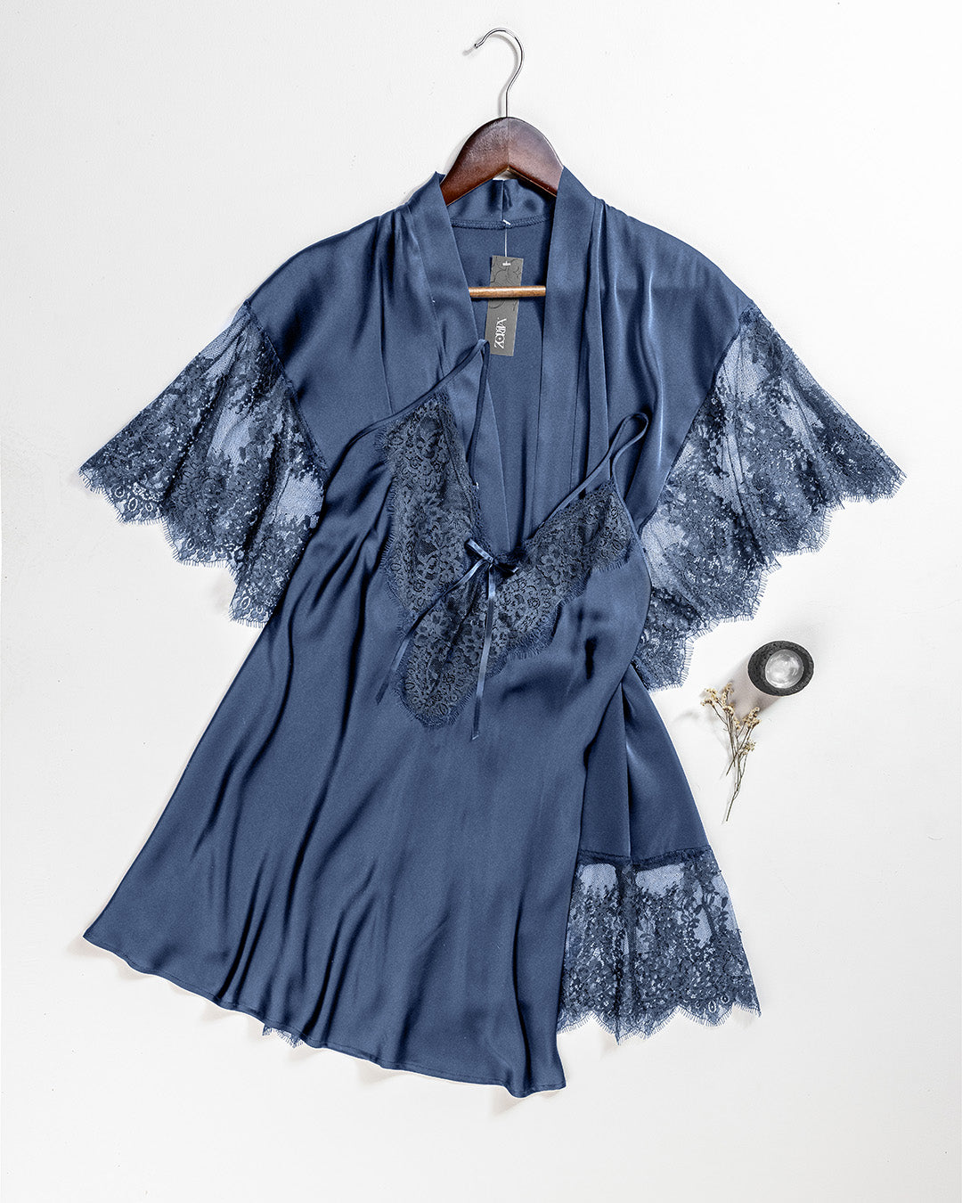 Satin Robe Set -26 | 60926-PD/S-M | Zorita Lingerie | الملابس الداخلية | طقم رداء Satin Robe Set -26 | 60926-PD/S-M | Zorita Lingerie | الملابس الداخلية | طقم رداء