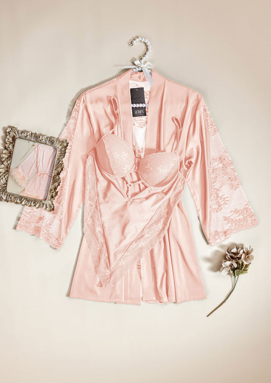 Sexy Teddy Robe Set 6117-25