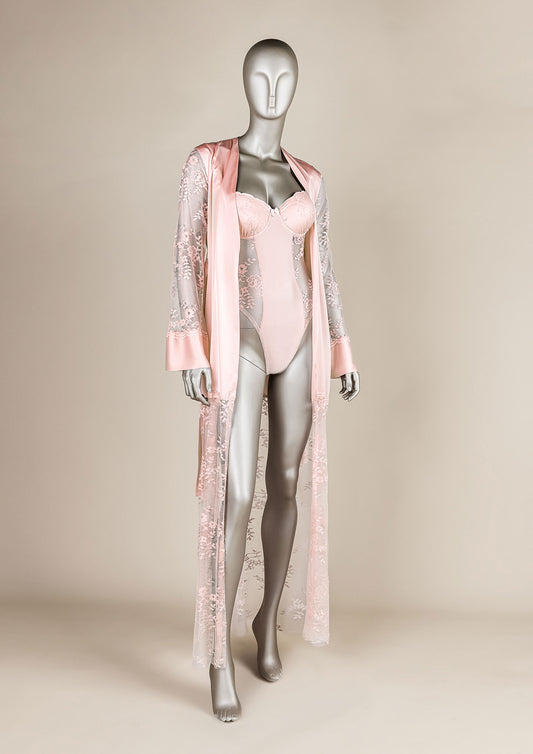 Teddy Long Robe Set 6125-25