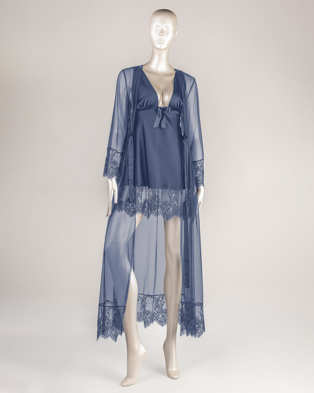 Tulle Robe Set -26 | 61376-B/S-M | Zorita Lingerie | الملابس الداخلية | طقم رداء Tulle Robe Set -26 | 61376-B/S-M | Zorita Lingerie | الملابس الداخلية | طقم رداء