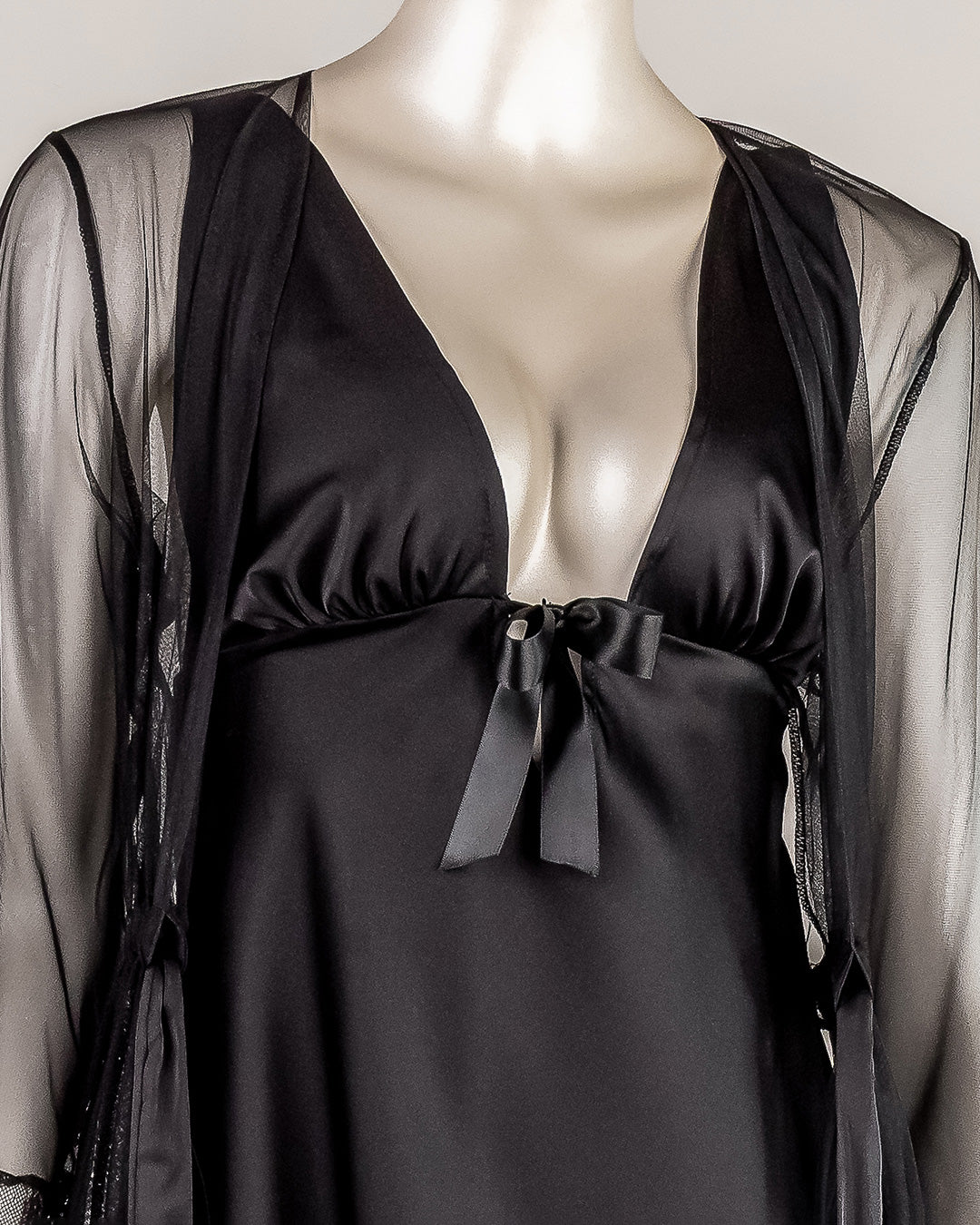 Tulle Robe Set -26 | 61376-B/S-M | Zorita Lingerie | الملابس الداخلية | طقم رداء Tulle Robe Set -26 | 61376-B/S-M | Zorita Lingerie | الملابس الداخلية | طقم رداء