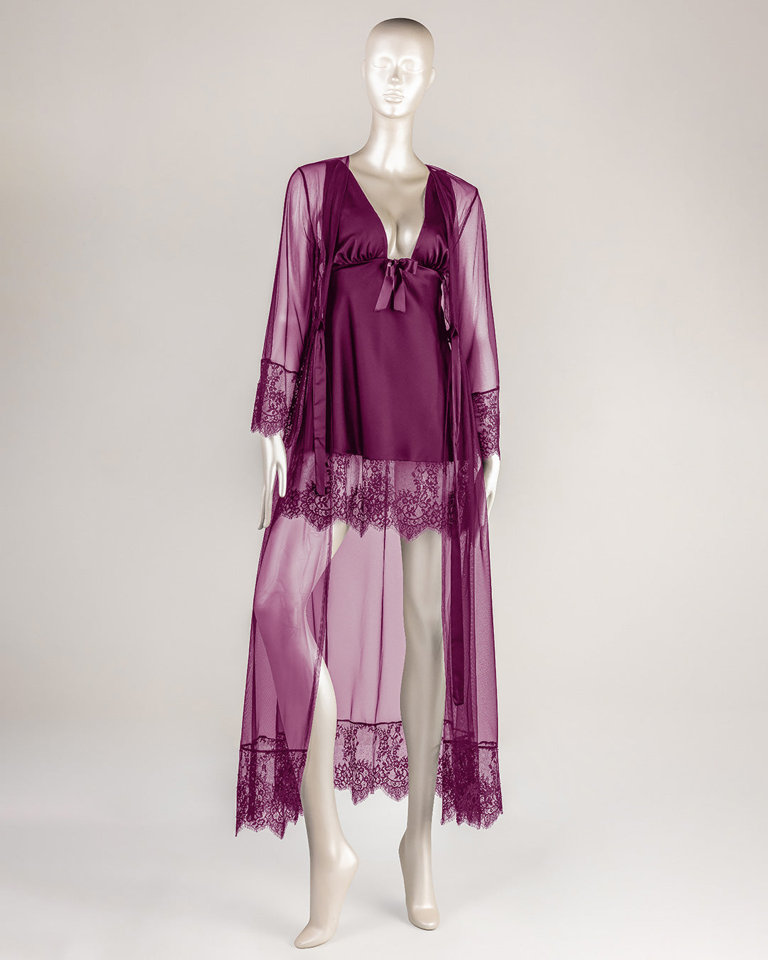 Tulle Robe Set -26 | 61376-B/S-M | Zorita Lingerie | الملابس الداخلية | طقم رداء Tulle Robe Set -26 | 61376-B/S-M | Zorita Lingerie | الملابس الداخلية | طقم رداء