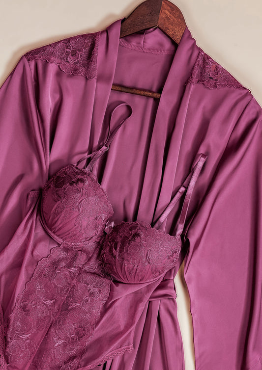 Sexy Teddy Robe Set 6140-25