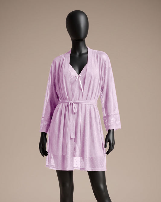 Mesh Robe Set