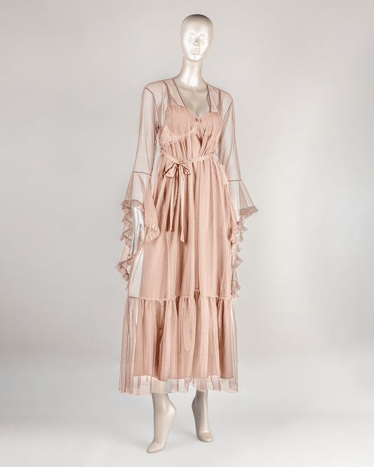 Tulle Robe Set -26