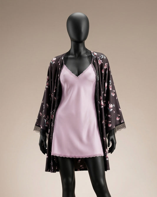 Satin Robe Set -26